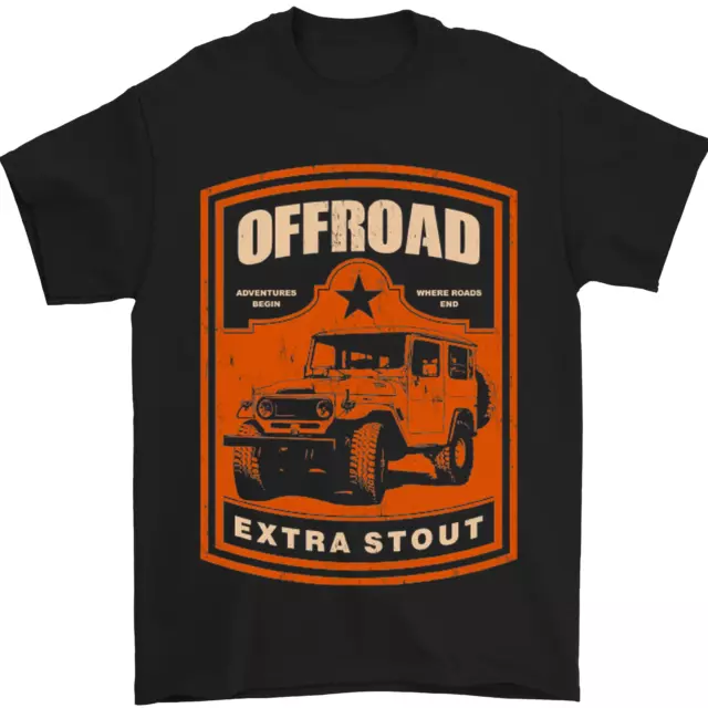 T-shirt da uomo Offroad Extra Stout 4X4 Offroading Off Road 100% cotone