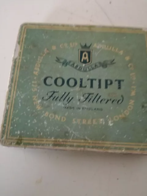     Old  Abdulla  &  Co  Ltd   " Cooltipt"  Cigarette   Tin