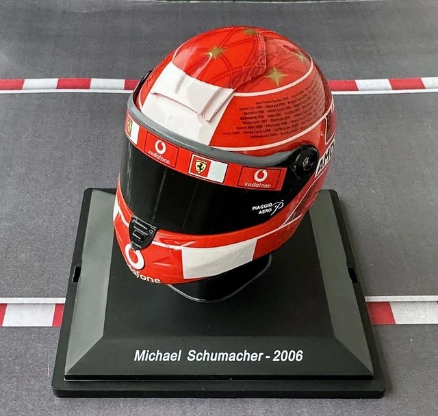 NEW 1:5 Casco Helmet F1 MICHAEL SCHUMACHER 2000 FERRARI SPARK Magazine - Foto 5