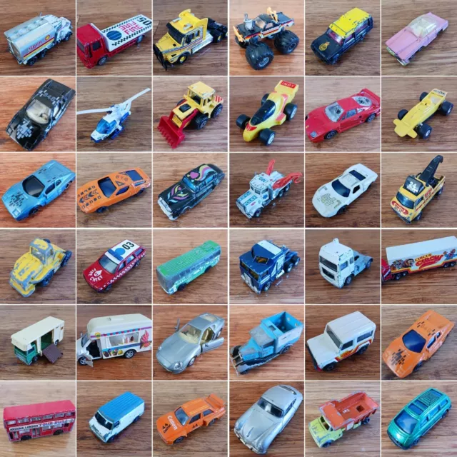 Vintage Large Job Lot 38 x Toys Cars Corgi Matchbox Etc. Bundle Collection