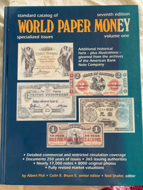 Standardkatalog der Welt Papiergeld Spezialausgaben 7. Aufl. Band 1 1995 Kraus