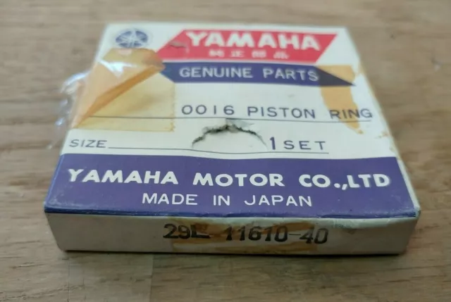 29L-11610-40 Yamaha Piston Ring Set (1.00 O/S) Rd250Lc