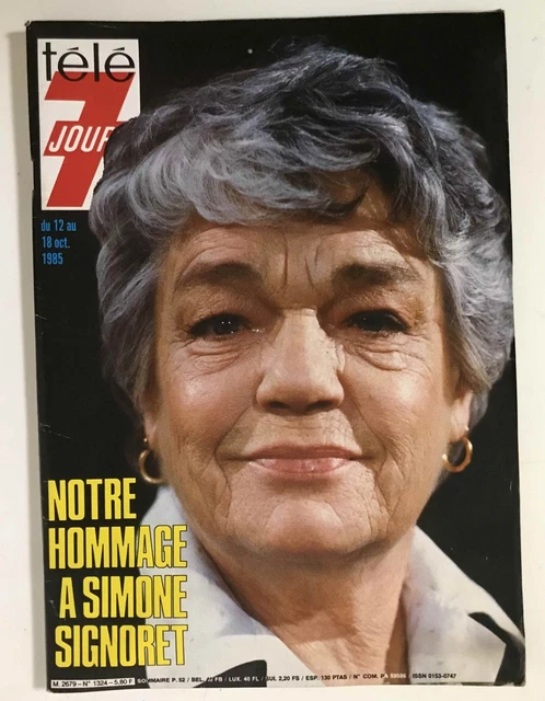 TELE 7 JOURS 1324 1985 Simone Signoret Zorro Roger Vadim Anthony Delon 
