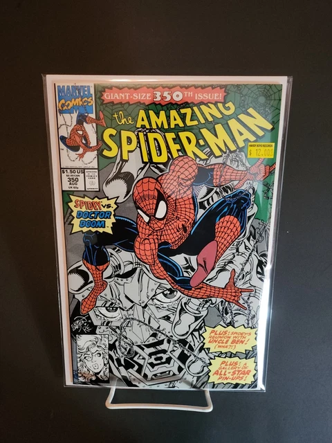 T-shirt Enfant Vintage Spider-Man Marvel 1991 - Taille 7 Ans, Couleur Rouge, Manches Courtes, Occasion En Très Bon état