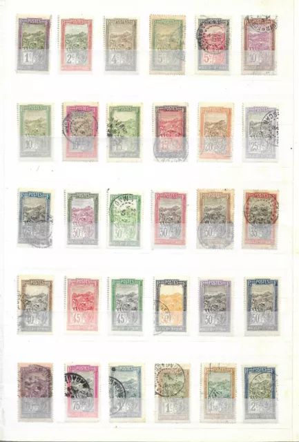 Madagascar   -  Lot Of  Old French Colonial  Stamps