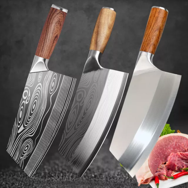 Küchenmesser Profi Kochmesser Japanisches Edelstahl Messer Metzgermesser Scharf
