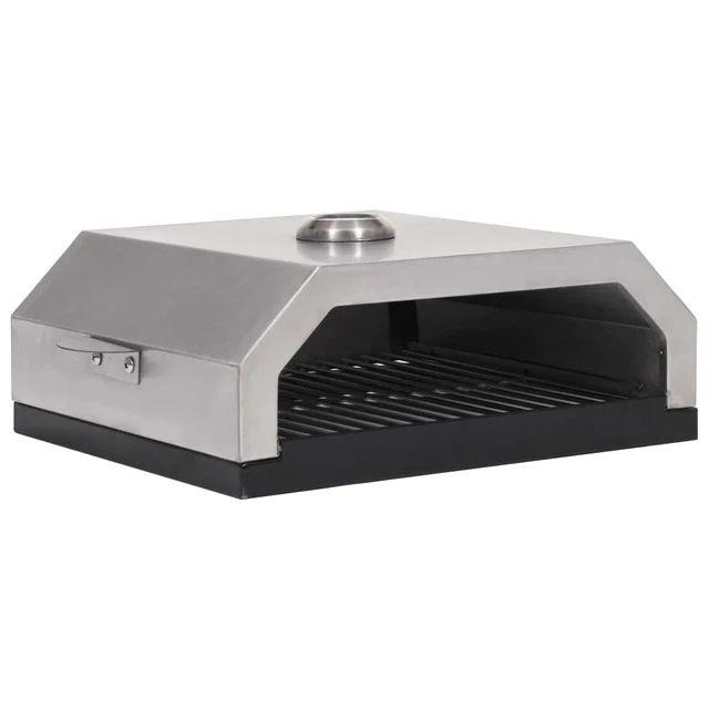 Pizzaofen mit Keramikstein für Gas-Kohlegrill 7