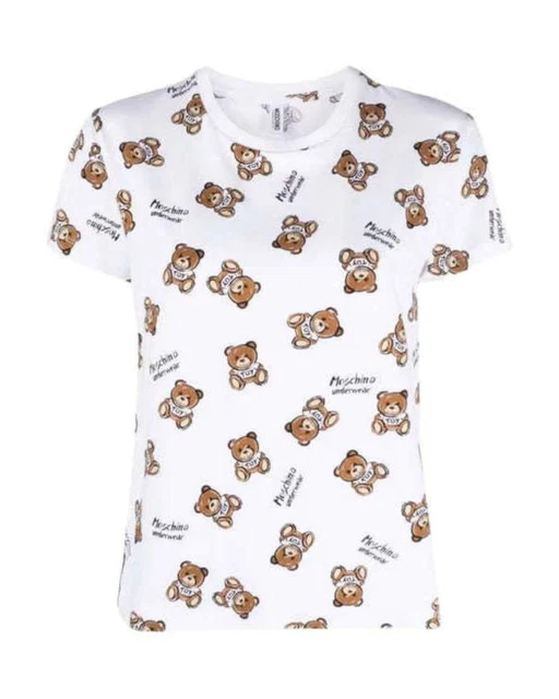 Moschino Kids t-shirt En Coton à Imprimé Ourson | Noir | FR