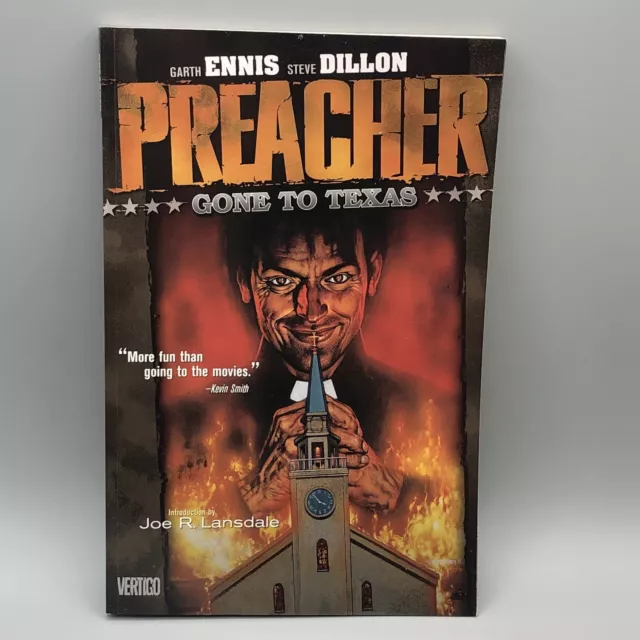 PREACHER Vol 1 Gone To Texas Vertigo Comics TPB Garth Ennis Steve Dillon