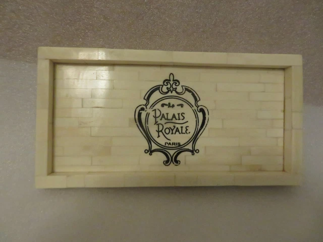 Vintage French 19th Palais Royal Paris 12in Bone Serving Tray Vintage French 19th Palais Royal Paris 12in Bone Serving Tray