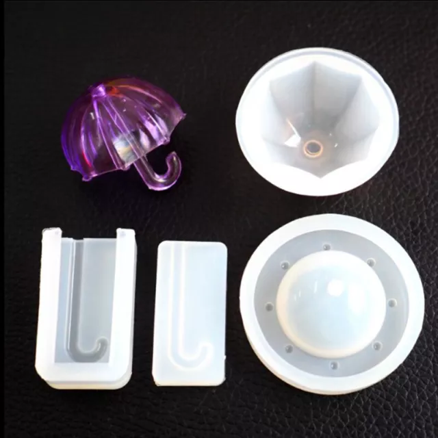 Resin Silicone Mold 3D Umbrella Epoxy Mold Handmade DIY Jewelry Making-MF