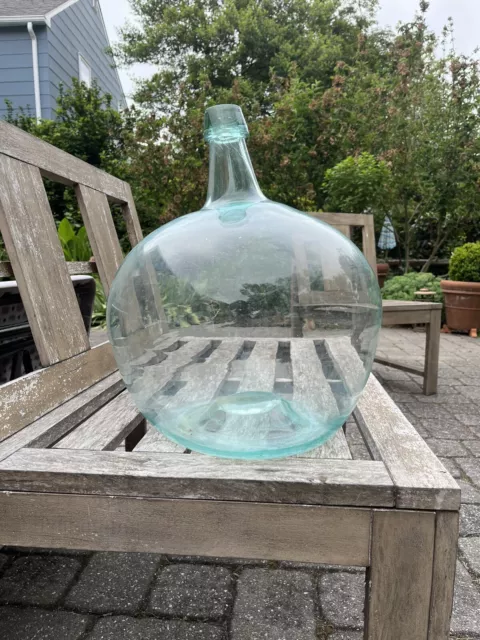 vintage demijohn bottle