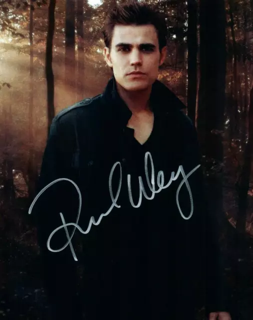 Paul Wesley autographed signed 8x10 photo picture and COA