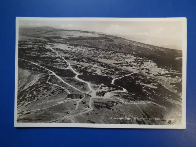 alte AK -Ansichtskarte-Riesengebirge-Blick von der Schneekoppe