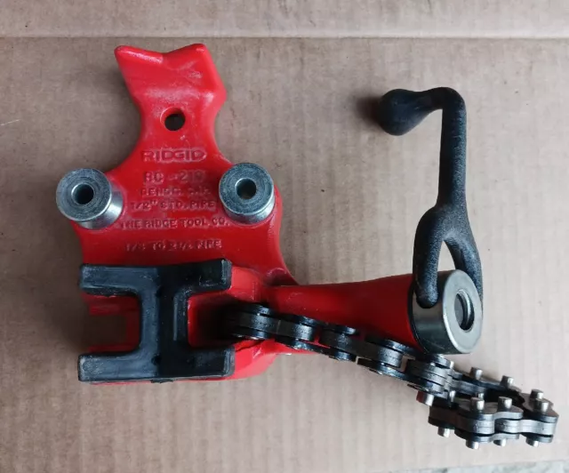 Ridgid Bc-210 Chain Pipe Vise 1/8"-2-1/2"