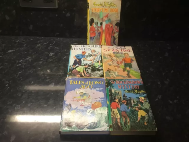 Bundle of Vintage Enid Blyton Hardback Books Job Lot