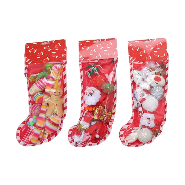 Chat mignon jouets amusant de Noël jouant plume plume Teaser exercice