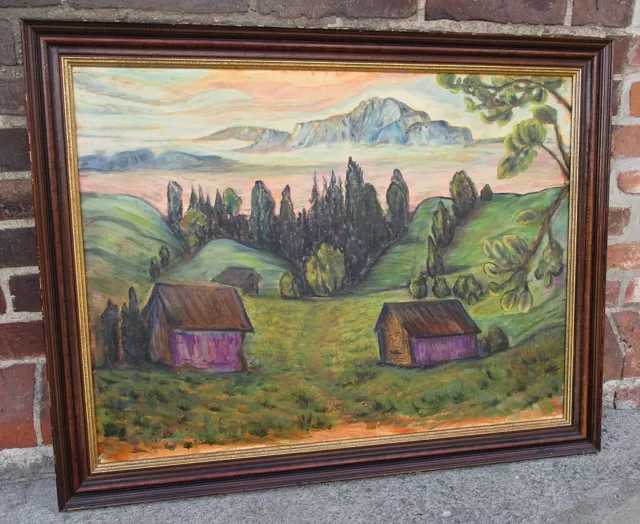 Gabriele Münter / Cop. / Ölgemälde / Gemälde / Öl/Leinwand / Kunstobjekt / Antik