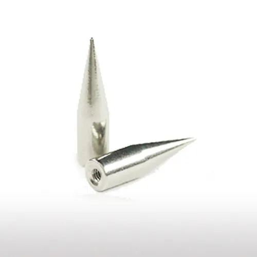 1,2 mm inserto titanio piercing punta lunga C09 punta sopracciglia labbro orecchio cono