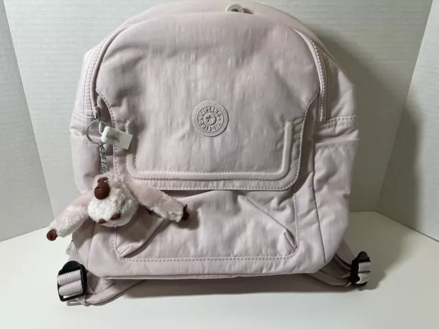NWT Kipling KI2347 Matta Up Small Backpack Travel Bag Polyamide Wishful Pink 109