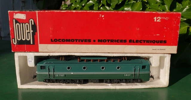 Locomotive électrique Jouef HO CC 7107, Train 854, Analogique, Occasion