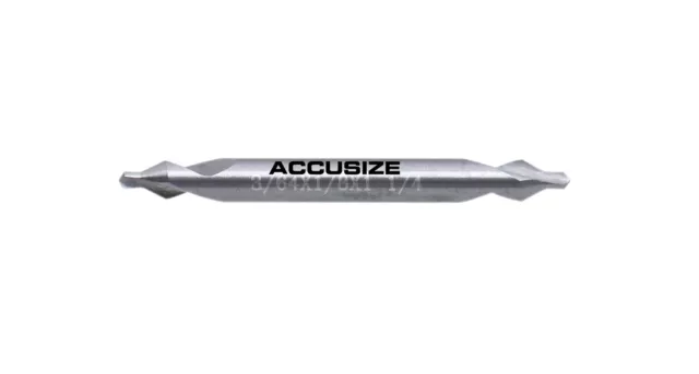 .046"x1-1/2"x1/8" Solid Carbide Center Drill Bits, No.1, 60Deg. #585-0460