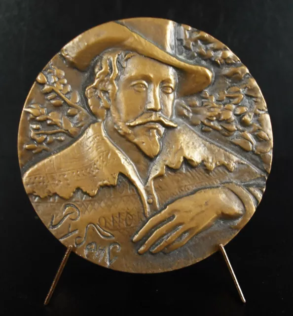 Medal Russophone 1978 Pierre Paul Rubens Painter 60 MM