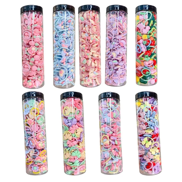 Fascia ragazza 1 pz scatola fiocco di fiori bambina fascia buona consistenza plastica