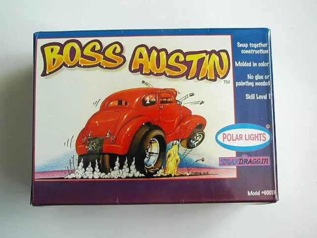 FACTORY SEALED SnapDraggin Boss Austin by Polar Lights # 6001B