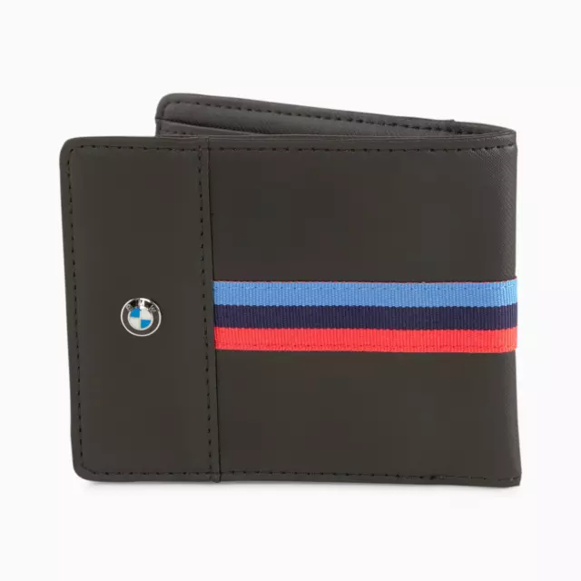 Original Brand New Puma Bmw M Motorsport Authentic Black Bi-Fold Men's Wallet