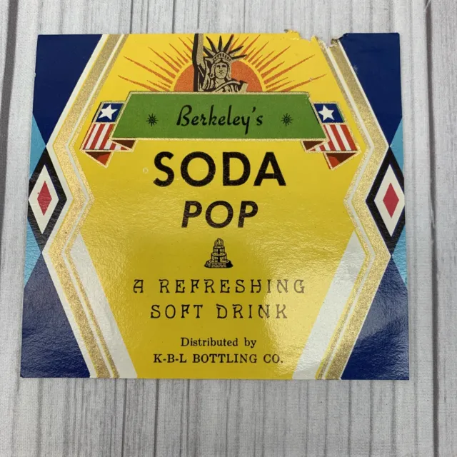 Berkeley’s soda pop vintage label