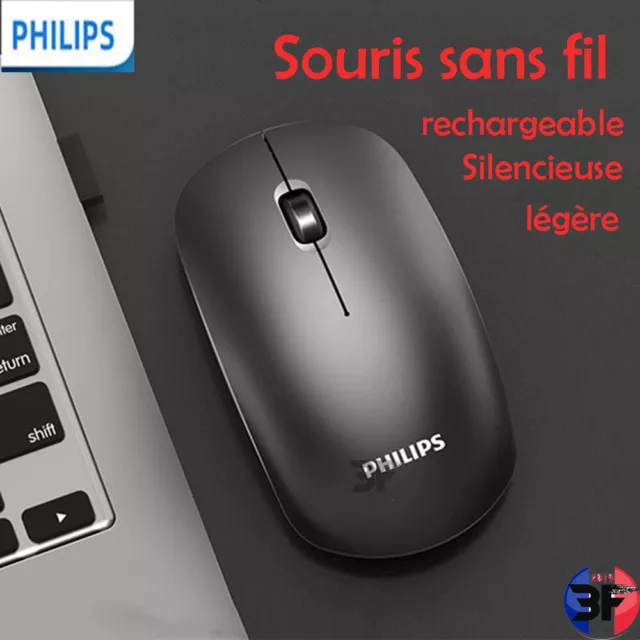 Clavier et Souris*2,4GHz Clavier sans Fil avec Pavé Numérique*PHILIPS