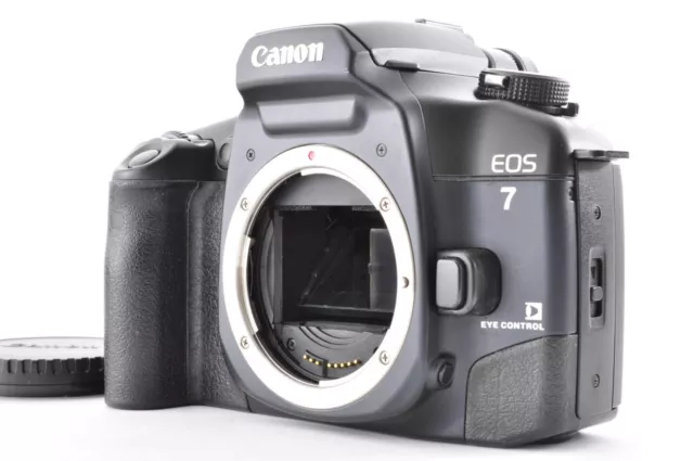 Canon EOS 7 Near Mint Black Film Camera SLR 35mm From Japan X0502