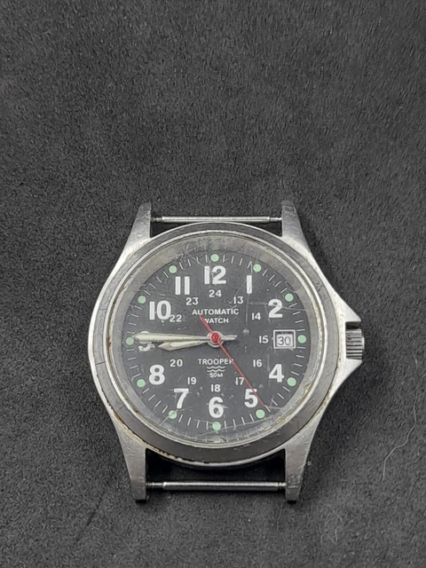 Automatic watch trooper 50m outlet