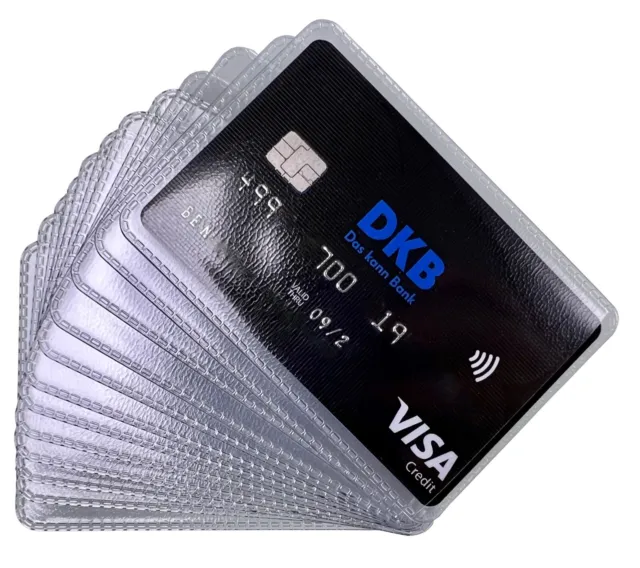 EC Kartenhülle Schutzhülle Weich Hochwertig NEU Kreditkarte Visitenkarte Ausweis