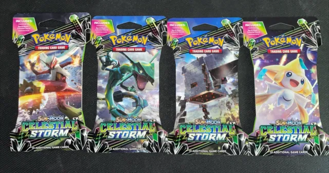 Pokemon TCG - Sun & Moon Celestial Storm Sleeved Booster Pack x1 Random Artwork