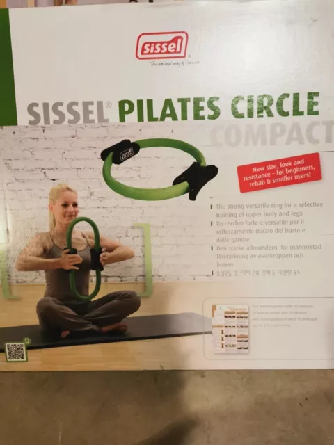SISSEL PILATES Circle Pilates-Ring mit rutschfesten Griffen, Trainingsgerät Core