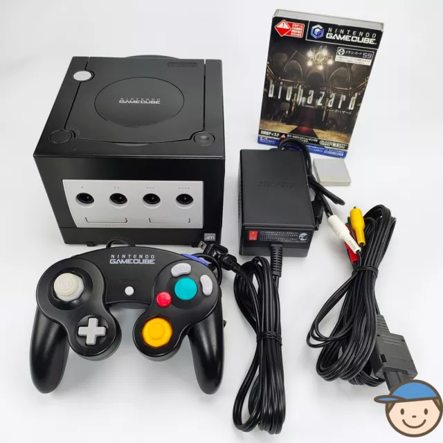 Nintendo Game Cube GameCube Console Black Biohazard Set GC NGC Capcom Japan