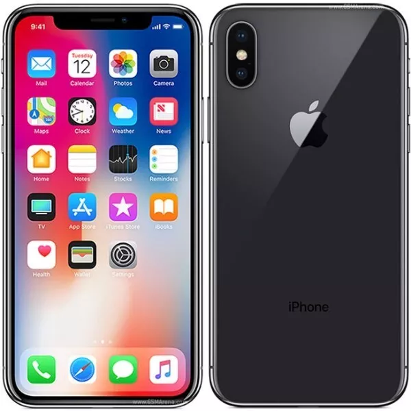 Apple iPhone X - 64GB - Space Gray (Unlocked) A1865 (CDMA + GSM) for sale  online