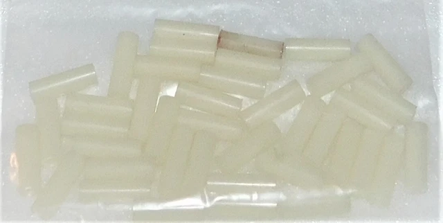 Nylon Spacer Stand-Off  1/4" x 3/4"  6-32 Thread UNBRANDED 40-pc Lot NOS