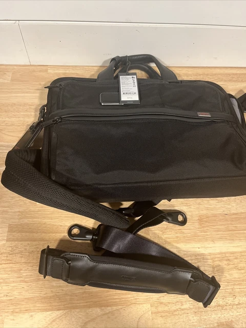 Tumi Alpha 3 Expandable Organizer Laptop Briefcase Large - Blck New *Please Read