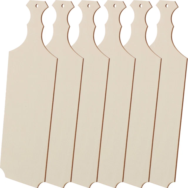 6 Pz Maniglia Tagliere Legno PICCOLE TAVOLE PER SALUMI Topper Cupcake