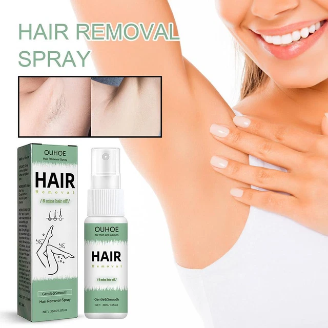 Spray depilatorio permanente indoloro para depilación 30 ml/ pierna de mano C2P0