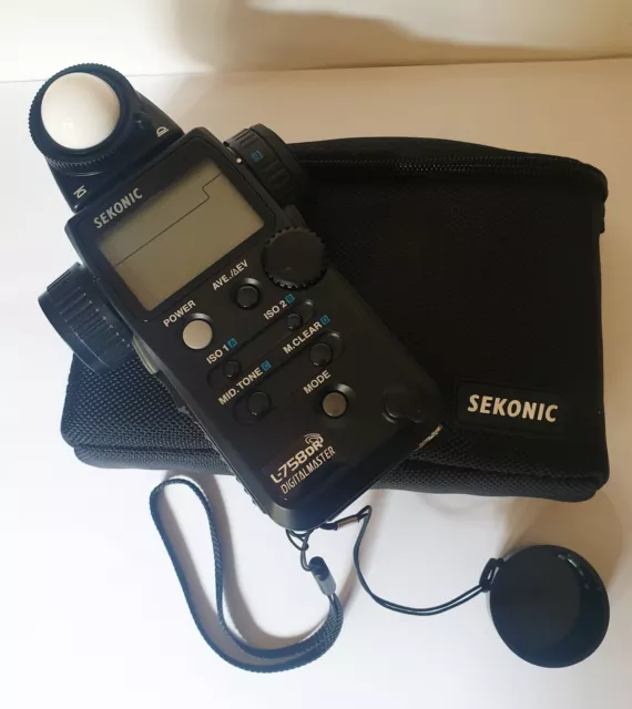 Sekonic L-758DR DigitalMaster digital light meter "MINT +++++" 2