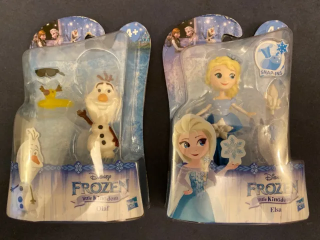 Disney Frozen Olaf and Elsa Little Kingdom Puppe Figur Spielzeug