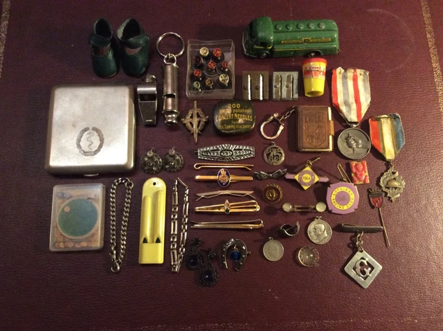 Joli Lot De Petits Objets Brocante Divers