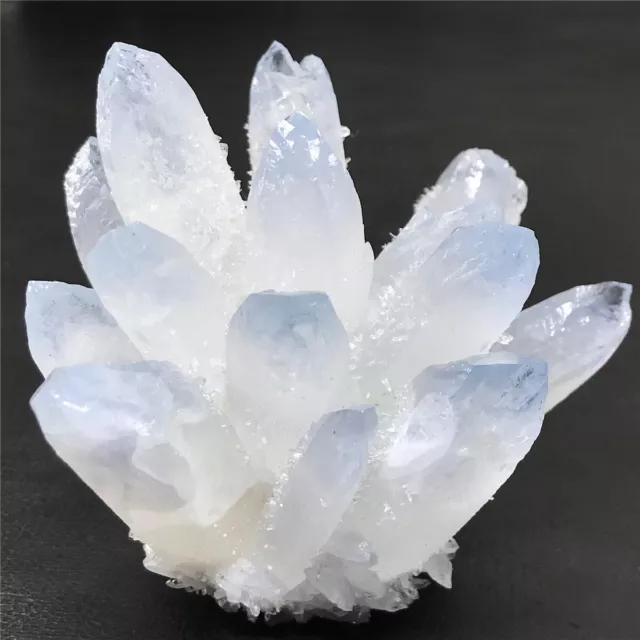 400G New Find blue Phantom Quartz Crystal Cluster Mineral Specimen Healing
