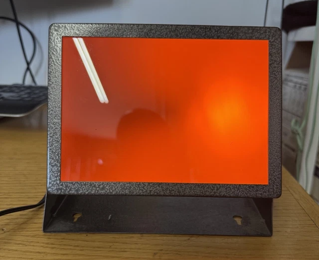 Lampe De Sécurité Orange Paterson Pour Chambre Noire - Design Vintage Solide - Très Bon état