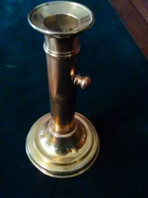 Brass candlestick Push Up style