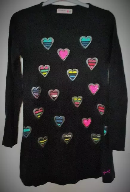 Superbe  robe DESIGUAL Bâton Noir 13/14 ans excellent état